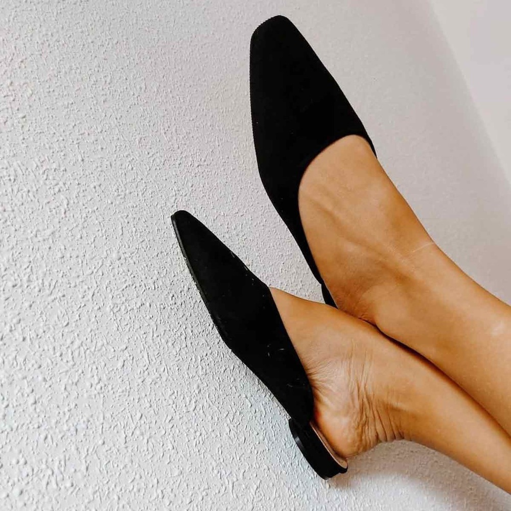 TIJN, NBW,Suvi in Black, Gorgeous Slip-On Flats, Size 11